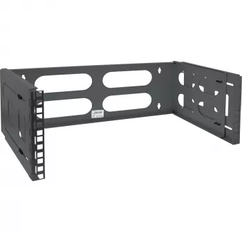 InLine 19 collu salokāms plaukts, 4U, 24-40cm dziļums, melns