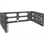 InLine 19 collu salokāms plaukts, 4U, 24-40cm dziļums, melns