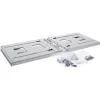 Sienas stiprināmais plaukts InLine 19 collu 4U 24-40 cm dziļums pelēks