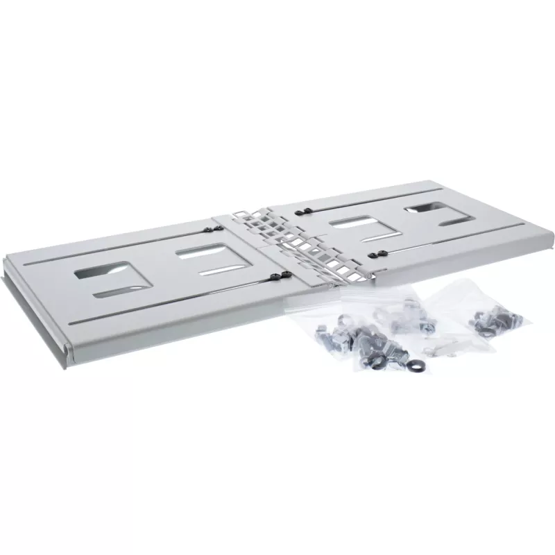 Sienas stiprināmais plaukts InLine 19 collu 4U 24-40 cm dziļums pelēks