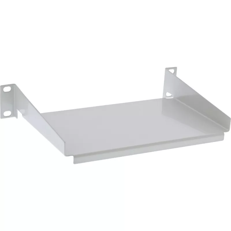 InLine 10 collu plaukts, 160 mm, 10 kg, 1 U, RAL 7035 pelēks