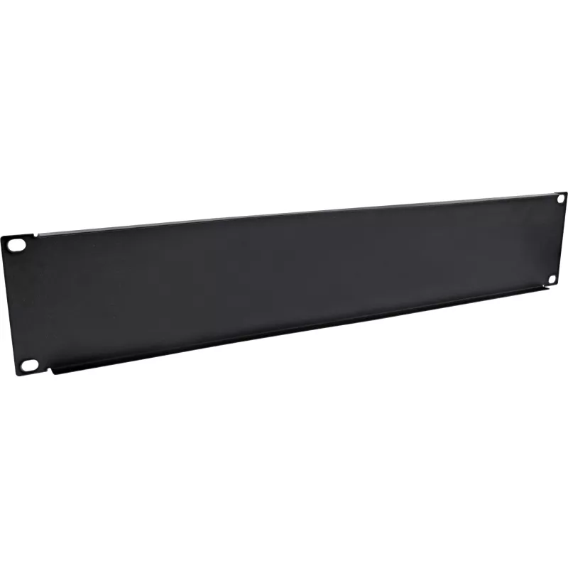 Aizklājošais panelis InLine 19 collu 19111A RAL 9005 melns 1U
