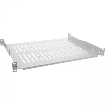 InLine 19 collu plaukts, 350 mm, 50 kg, 1U, RAL 7035 pelēks