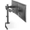 InLine galda kronšteins 2x TFT/LCD/LED līdz 68cm (27 collām) max. 2x8 kg