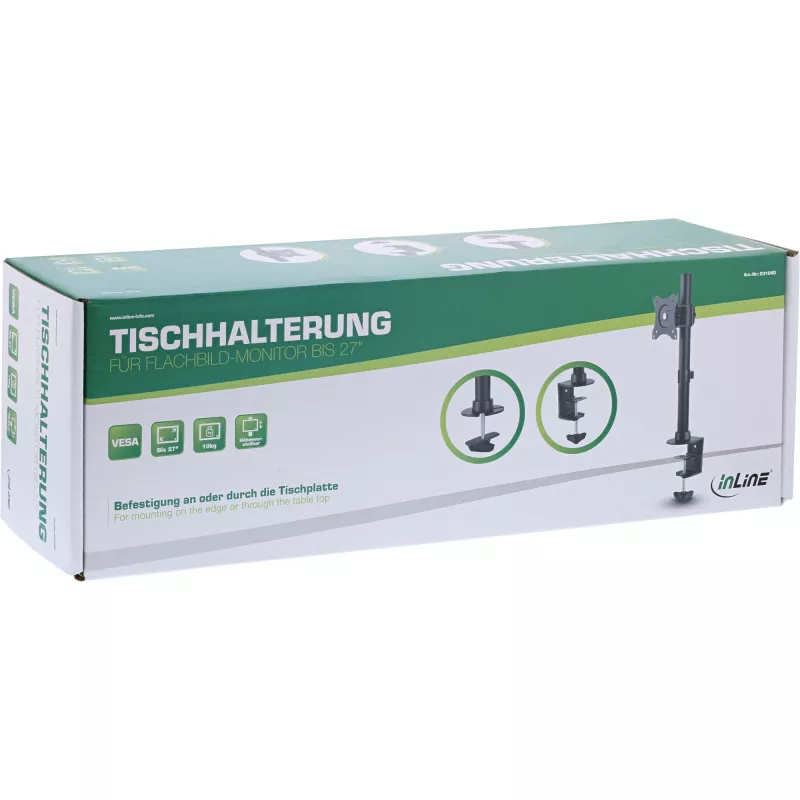 InLine galda kronšteins TV / LED / TFT displejam līdz 69 cm 27 collas maks. 10 kg