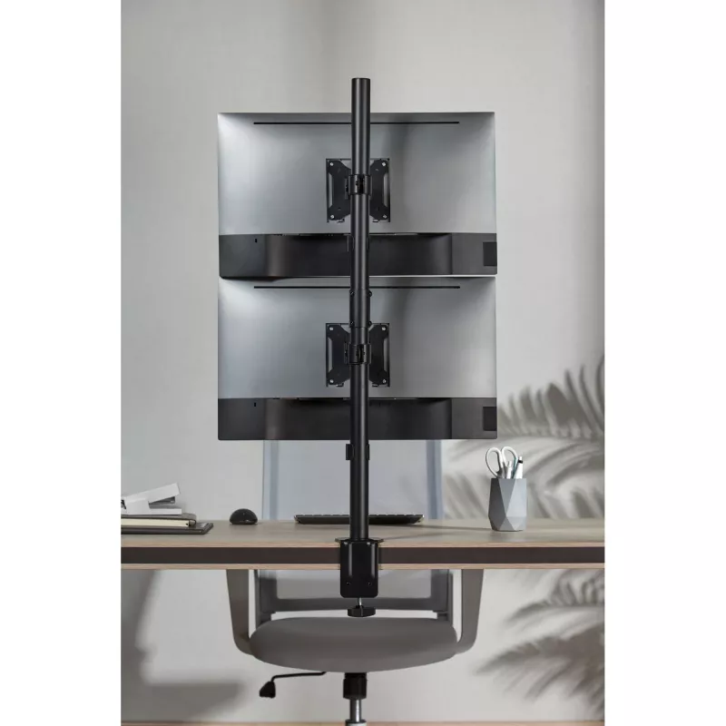 InLine galda kronšteins 2x TV/LED/TFT displejam līdz 81cm 32 collām, maks. 9kg