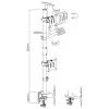 InLine galda kronšteins 2x TV/LED/TFT displejam līdz 81cm 32 collām, maks. 9kg