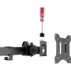 InLine galda kronšteins 3 TV / LED / TFT displejiem līdz 81 cm 32 collām, maks. 7 kg