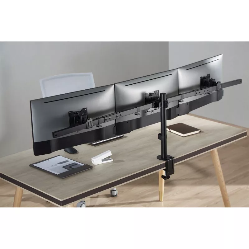 InLine galda kronšteins 3 TV / LED / TFT displejiem līdz 81 cm 32 collām, maks. 7 kg