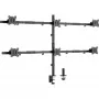 InLine galda kronšteins 6x TV / LED / TFT displejam līdz 81 cm 32 inch maks. 7 kg melns