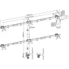 InLine galda kronšteins 6x TV / LED / TFT displejam līdz 81 cm 32 inch maks. 7 kg melns