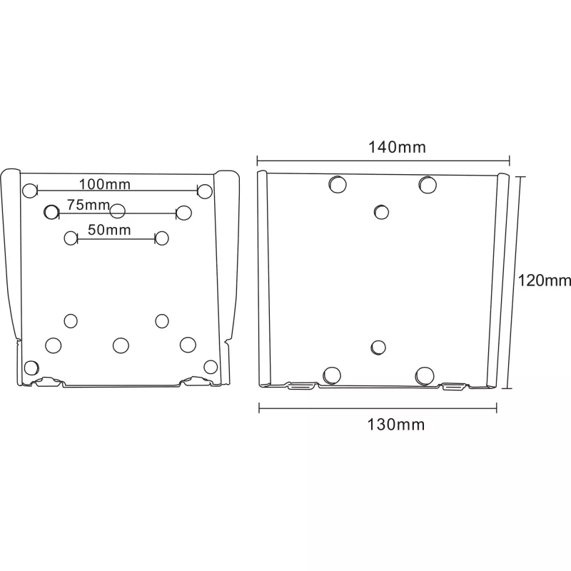 InLine sienas kronšteins TFT 33-69cm 13-27 collas maks. 30kg
