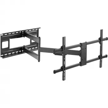 InLine XL-Arm pilnas kustības TV sienas stiprinājums, 43–80 collu plakanā paneļa televizoriem, maks. 50 kg