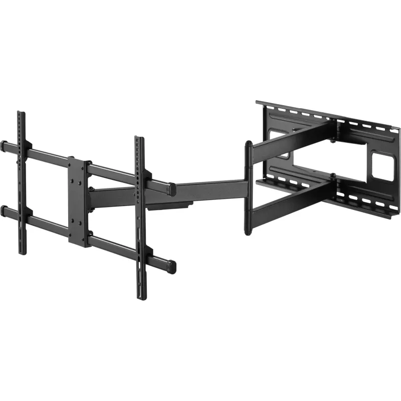 InLine XL-Arm pilnas kustības TV sienas stiprinājums, 43–80 collu plakanā paneļa televizoriem, maks. 50 kg