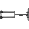 InLine XL-Arm pilnas kustības TV sienas stiprinājums, 43–80 collu plakanā paneļa televizoriem, maks. 50 kg