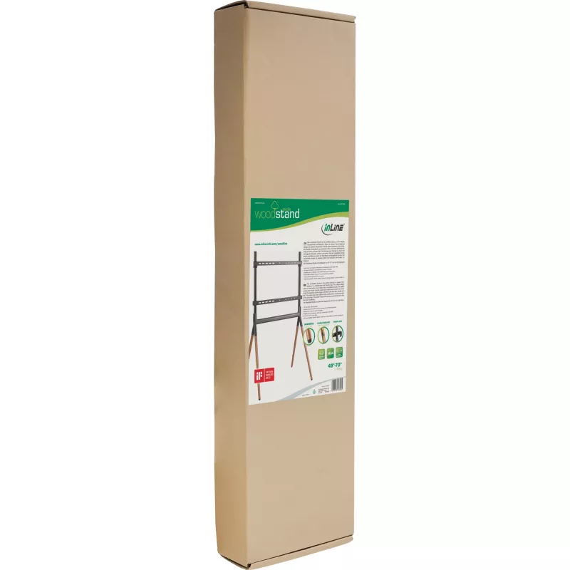 InLine woodstand Studio TV statīvs, Displeji 49 collas-70 collas (124-178cm), maks. 40kg