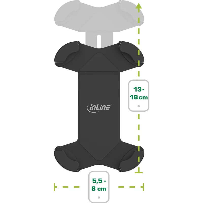 Pasīvais turētājs InLine One Click Easy 3 Drive & Ride Set