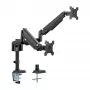 InLine galda stiprinājums ar pacēlāju, diviem monitoriem līdz 82cm (32 collas), 9kg