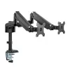 InLine galda stiprinājums ar pacēlāju, diviem monitoriem līdz 82cm (32 collas), 9kg