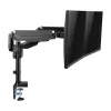 InLine galda stiprinājums ar pacēlāju, diviem monitoriem līdz 82cm (32 collas), 9kg