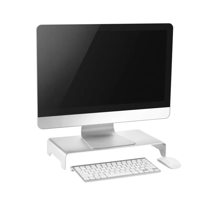 InLine monitora platforma, alumīnijs, 63 mm, maks. 10 kg, brīvi stāvoša, sudraba 23175A
