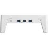 InLine Monitor Platform+, 2x USB 3.2 Gen1 un QC3 uzlāde, 80 mm, maks. 15 kg