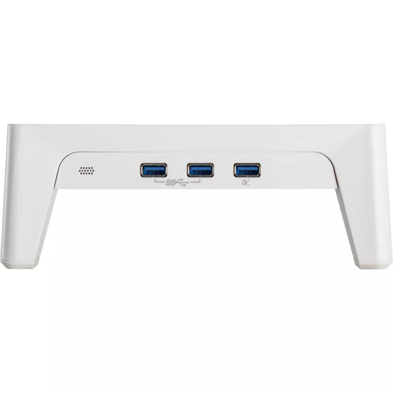 InLine Monitor Platform+, 2x USB 3.2 Gen1 un QC3 uzlāde, 80 mm, maks. 15 kg