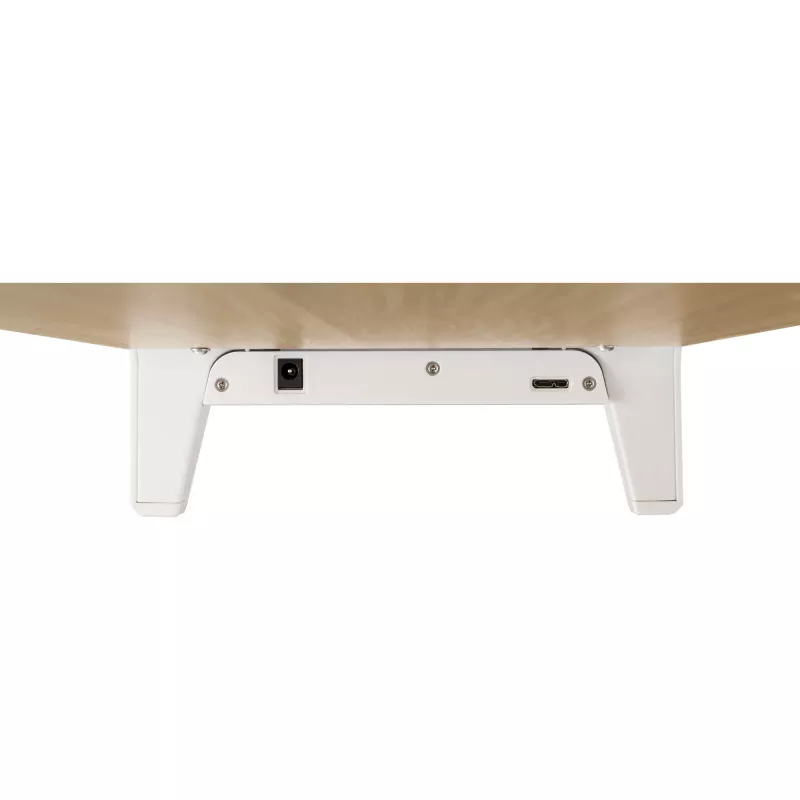 InLine Monitor Platform+, 2x USB 3.2 Gen1 un QC3 uzlāde, 80 mm, maks. 15 kg