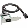 InLine SAS HD zema profila adaptera kronšteins ārējais SFF-8088 / iekšējais SFF-8643 0,75 m
