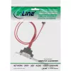 InLine 27902 eSATA spraugas kronšteins, eSATA ligzda uz iekšējo SATA, 0,5 m