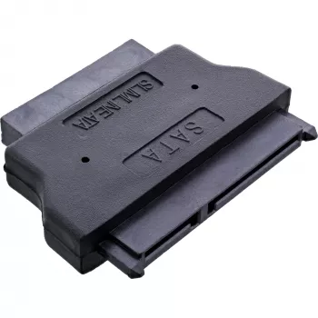 InLine SATA adapteris 22 kontaktu kabeļa puse – Slimline SATA 13 kontaktu PCB