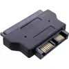 InLine SATA adapteris 22 kontaktu kabeļa puse – Slimline SATA 13 kontaktu PCB