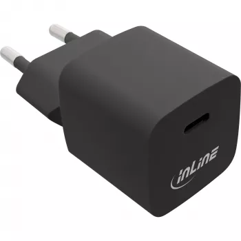 InLine USB lādētājs, viens USB-C, Power Delivery, PPS, 33 W, melns
