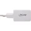 InLine USB barošanas avots, lādētājs USB-A + USB-C, 33W, PD + QC, balts