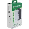 InLine USB barošanas bloks, GaN lādētājs, 4 portu, 2x USB-C + 2x USB-A, 120 W, balts
