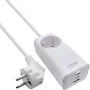 InLine USB barošanas bloks, GaN lādētājs, 2x USB-C, 1x USB-A, PD 3.0, drošības kontaktligzda