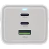 InLine USB barošanas bloks, GaN lādētājs, 2x USB-C, 1x USB-A, PD 3.0, drošības kontaktligzda