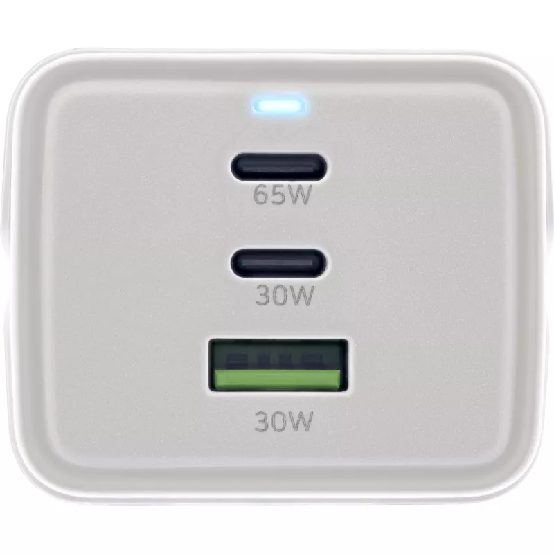 InLine USB barošanas bloks, GaN lādētājs, 2x USB-C, 1x USB-A, PD 3.0, drošības kontaktligzda