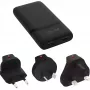 USB strāvas padeves lādētājs InLine 31519B Dual USB-C 65W strāvas adapteris ar diviem USB-C portiem