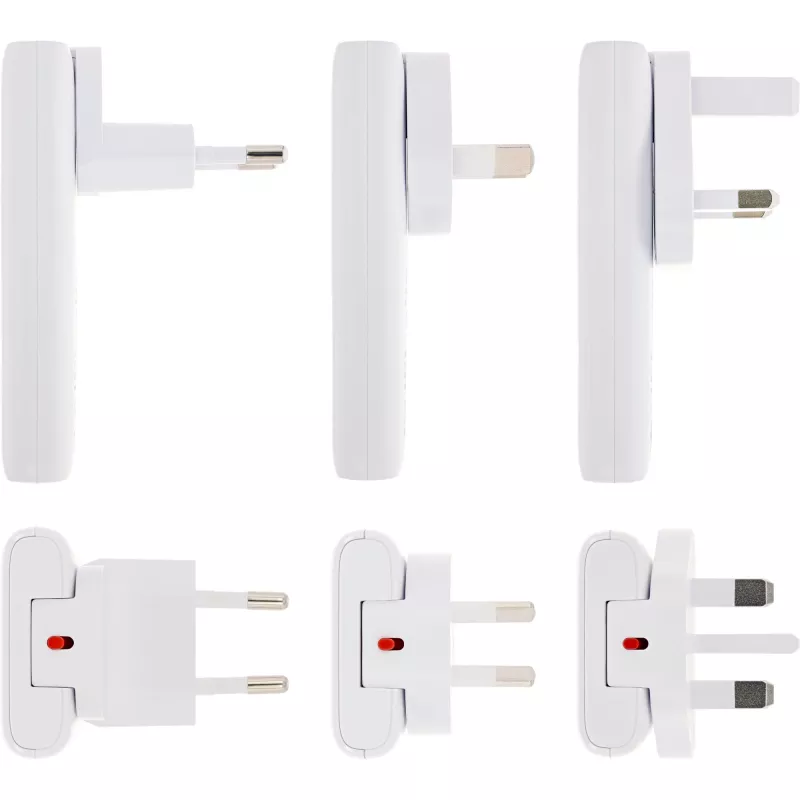 USB barošanas adapteris InLine 31519C Dual USB-C 65W - divi USB-C porti, 65 W kopējā izejas jauda