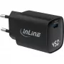 InLine USB PD barošanas avots, GaN lādētājs, 1 porta, USB-C, 45W, ar displeju