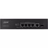Nepārvaldāms tīkla komutators InLine PoE+ Gigabit Ethernet 5 portu 4x PoE+ 1xSFP 1 Gb/s galddatoram