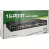 InLine PoE+ Gigabit tīkla inžektora centrmezgls, 16 porti PoE+, 19 inch1U, iekļauti kronšteini, 2 ventilatori