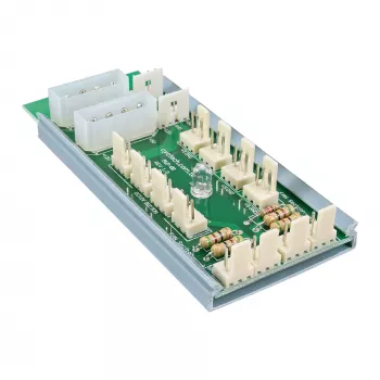 InLine vairāku pieslēgvietu panelis 2x Molex 4 kontaktu uz 12 x 3 kontaktu ventilatora savienotājiem 12 ventilatoriem