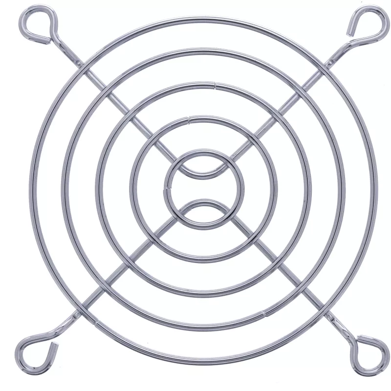 InLine Ventilatora aizsargrežģis, metāla, hromēts, 80x80mm