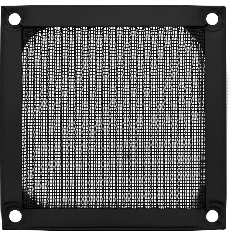 InLine ventilatora režģa alumīnija filtrs, melns, 80x80 mm