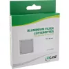 InLine ventilatora režģa alumīnija filtrs 92x92 mm