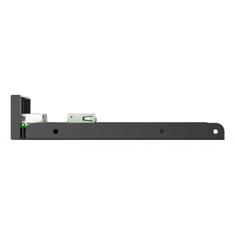 InLine 33456C diska nodalījuma panelis 8.89 cm (3,5 collas) I/O portu panelis melns