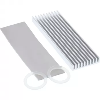 InLine SSD dzesētājs, dzesēšanas spuras / siltuma izkliedētājs, piemērots M.2 SSD