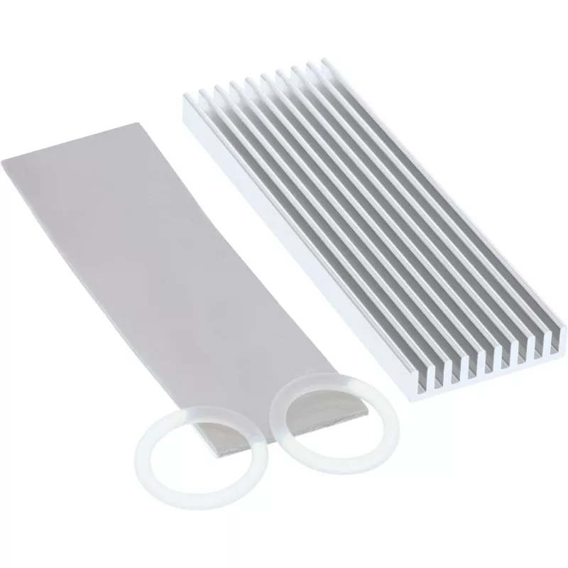 InLine SSD dzesētājs, dzesēšanas spuras / siltuma izkliedētājs, piemērots M.2 SSD